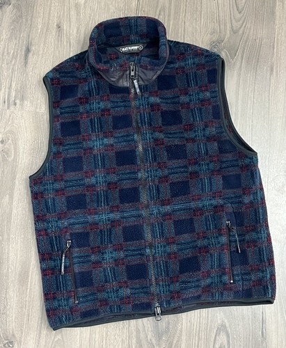 Vintage Black Diamond Fleece Vest Mens 