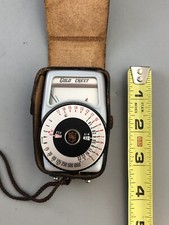 Vintage SKY BLUE GOLD CREST - Light Meter - Camera - Made in Japan Vc5