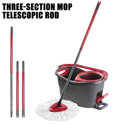 Robustes O-Cedar EasyWring Mikrofaser-Spin-Mop-Eimer-Bodenreinigungssystem F6