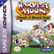 Harvest Moon Friends of Mineral Town GBA Video Game Gameboy Advance 2003