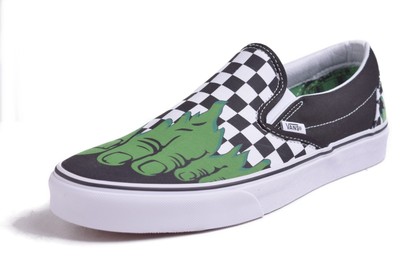 hulk checkered vans