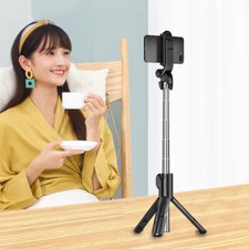 Extendable 360 Selfie Stick Desktop Stand Bluetooth Remote Selfie Phone Tripod