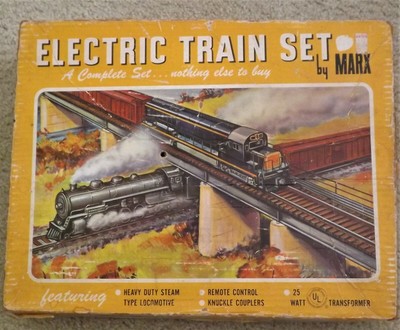 electric train set by marx