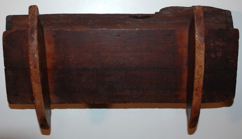 ANTIQUE PRIMITIVE BABY DOLL CRIB WOODEN DOVETAIL HANDMADE RUSTIC FOLK ART - Picture 4 of 7