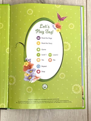 Tinker Bell's True Talent Leap Reader Tag Book Hardcover Disney