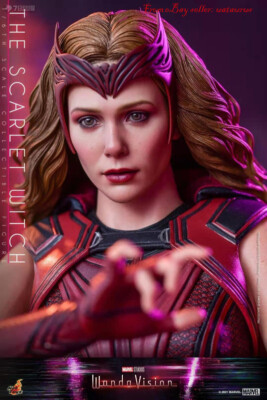 Perfect Hot Toys 1/6 Tms036 The Scarlet Witch Wandavision In Stock