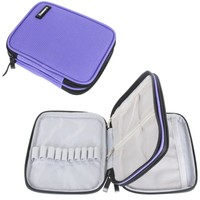 Damero Crochet Hook Case Organizer Zipper Bag With Web Pockets For Various Cr... Damero Crochet Hook Case Organizer Zipper Bag With Web Pockets For Various Cr...
