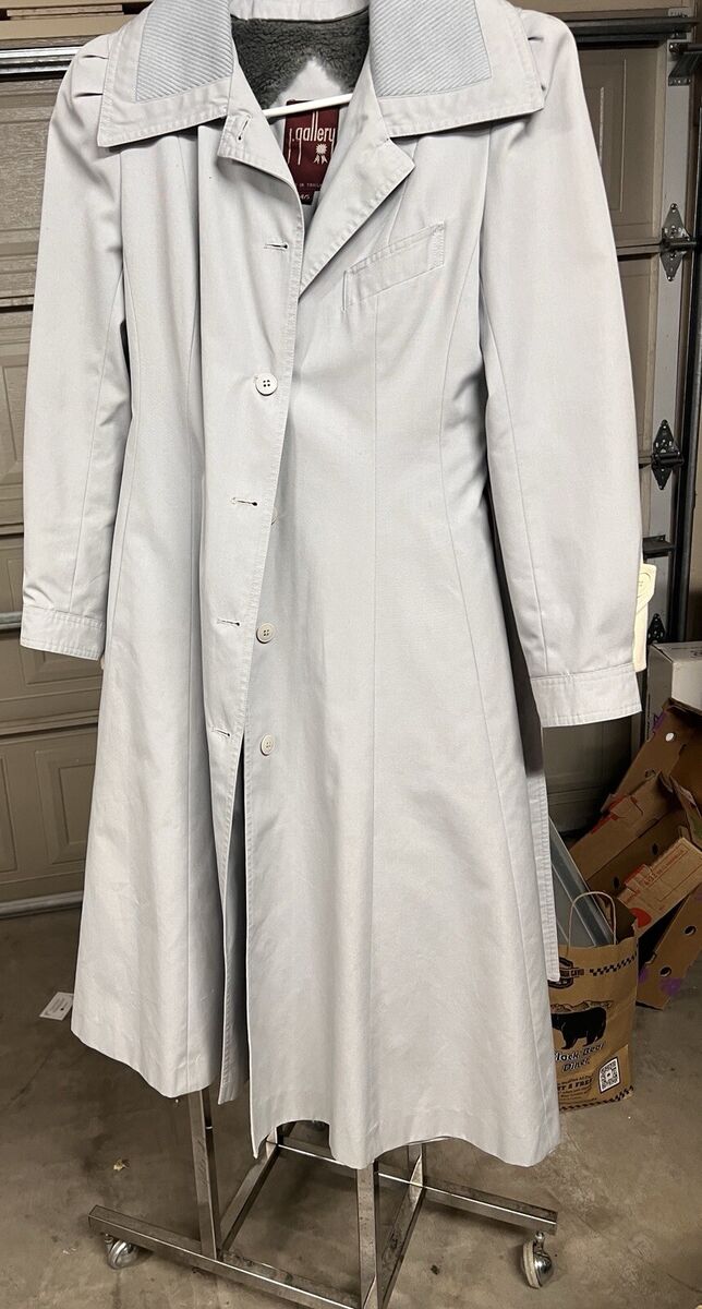 Vintage J. GALLERY TRENCH COAT RAINCOAT Women's 7/8 BELT Vintage J. GALLERY TRENCH COAT RAINCOAT Women's 7/8 BELT