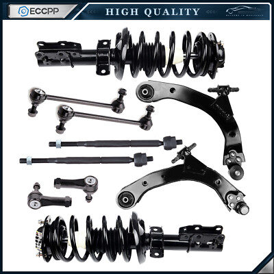 Front Lower Control arms Ball joint Tierod Struts for Chevy Cobalt HHR 2.2L 2.4L