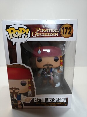 Funko Pop Pirates of the Caribbean Captain Jack Sparrow #172 Box Damage