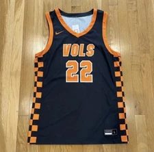 🔥🏀 Ernie Grunfeld TENNESSEE VOLS Basketball Jersey NIKE Men’s LARGE Smoky GRAY