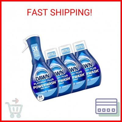 #ad Dawn Powerwash Spray Dish Soap Dishwashing Liquid Fresh 1 Starter Kit 3 Re $34.28