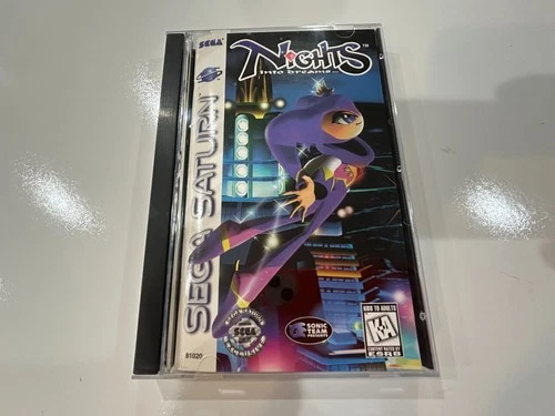 Nights Into Dreams (Sega Saturn, 1996) CIB Complete w/ Manual + Reg Card LN MINT