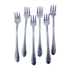 Gorham Cocktail Forks 18/8 Stainless Silver 5 1/2" Set Of 6 Silverware Kitchen 