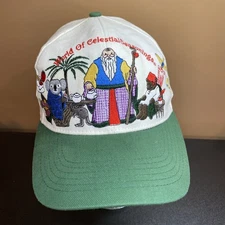 Vintage World of Celestial Seasonings Tea Hat, Embroidered, Boulder, Colorado