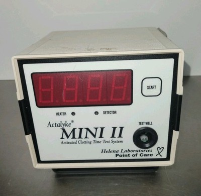 Actalyke Mini II Activated Clotting Time Test System 