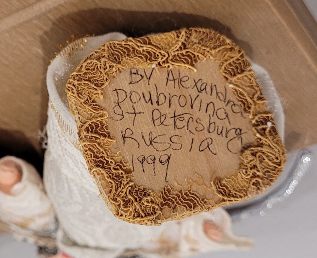 Alexandra Dubrovina Russian Angel Doll By Artist 6.5" Tall