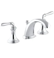 NEW Kohler K-394-4-CP Devonshire Widespread Bathroom Sink Faucet Polished Chrome