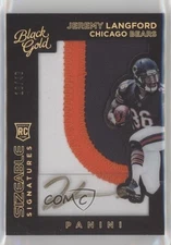 2015 Panini Black Gold Prime /49 Jeremy Langford #SSR-JL Auto RC