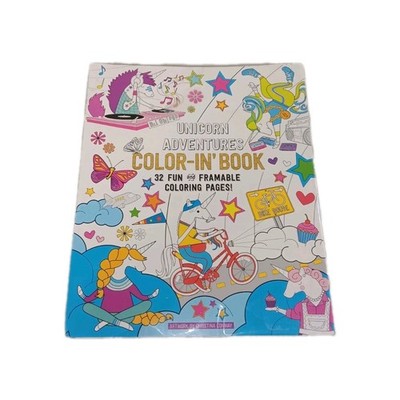 Ooly Unicorn Adventures Color-In Book Christina Conway 32 Perforated Pages NEW