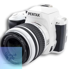 PENTAX K-r White Digital Camera Lens Kit Used with New SD Card JP