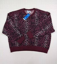 adidas Original Pullover Neu Leoparden Sweatshirt DamenGr: 36 oversize Leopard