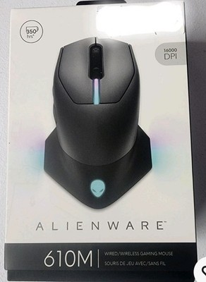 Alienware AW610M Wired/Wireless Gaming Mouse - Dark Side of The Moon
