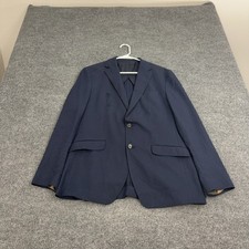 Charles Tyrwhitt Blazer Mens 40R Navy Blue Cotton Elastane Slim Fit Professional