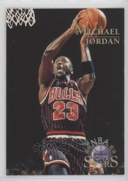 1996 Topps Stars Michael Jordan #24 HOF 03rx