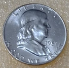 1957‑D Franklin Half Dollar • Unc • 90% Silver