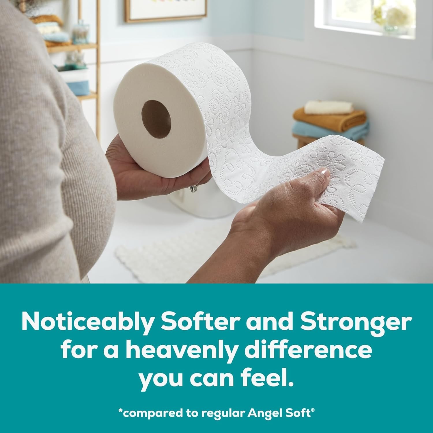 Angel Soft Ultra Toilet Paper, 6 Mega Rolls = 6 (Pack of 1), White 