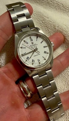 2000 Rolex Air-King - 34mm - 14000 - White Roman Dial