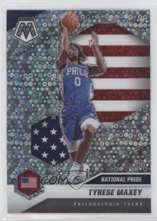 2020 Panini Mosaic National Pride Fast Break Silver Prizm Tyrese Maxey #259 1u6