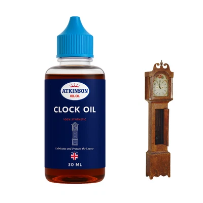 Uhrenöl vollsynthetisch 30 ml - für Standuhren Atkinson Oil Co