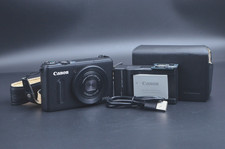 Canon PowerShot S100 Digital Camera Black 12.1 Megapixels 5x Optical Zoom K03