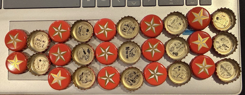 Lone Star Vintage Beer Bottle Caps