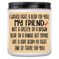 Friend Gifts Natural Soy Wax Candles, Funny, Birthday, Women, Friendship, Decor