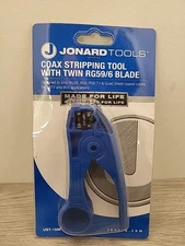 Jonard Tools UST-1596 Coaxial Cable Stripper for RG59 and RG6 Coax Cable
