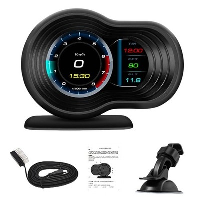 Car Instrument Display Easy To Install Car HUD Display Versatile LCD Car Display