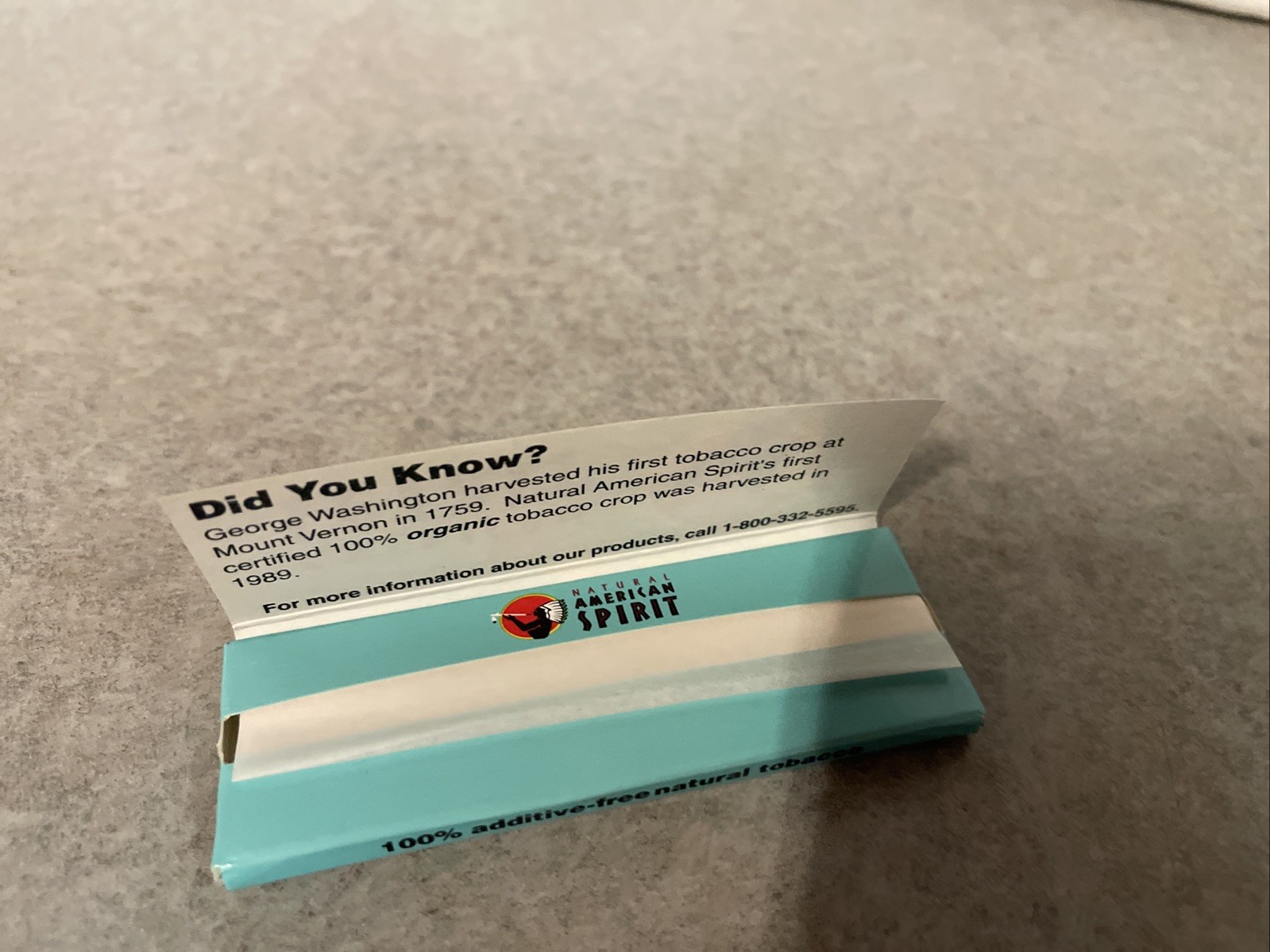 RARE Natural American Spirit Rolling Tobacco Paper DISCONTINUED (4 packs of 50)