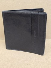 Longchamp Wallet Bifold Card Case Coin Pouch Rare Black