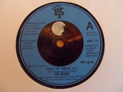 Tom Browne - Funkin For Jamaica  (7'' Vinyl)