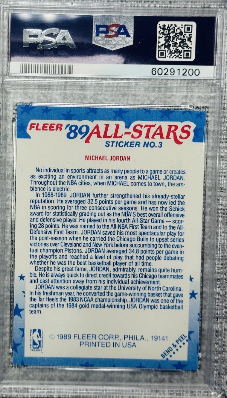 Michael Jordan PSA GRADED Card Lot RARE 80’s 90’s Insert SSP FLEER INVESTOR LOT view 10