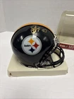 Pittsburgh Steelers Signed Mini Helmet Mounted Memories Seal