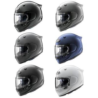 Arai Quantic Plain Integralhelm Motorradhelm Motorrad schwarz weiß grau