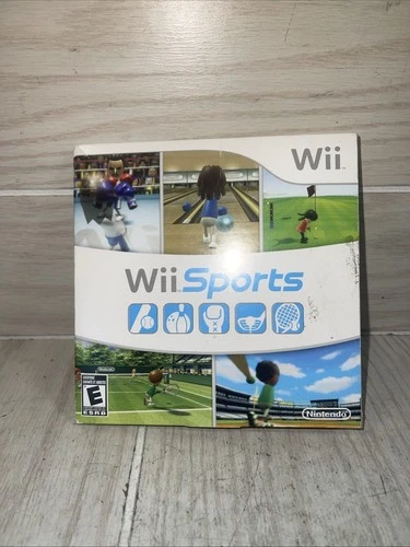 Wii Sports (Nintendo Wii, 2006) - CIB w/ Case & Manual - TESTED!