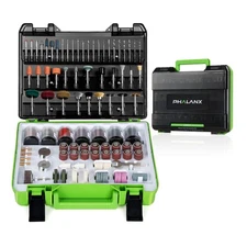 Rotary Tool Accessory Kit, 420 Pcs Accessories Kit, 1/8"(3.2mm) Diameter Shan...