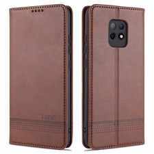 AZNS Magnetic Calf Texture Horizontal Flip Leather Case with Card Slots & Holder