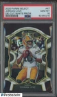 2020 Panini Select Die-Cut White Prizm #47 Jordan Love Packers RC Rookie PSA 10
