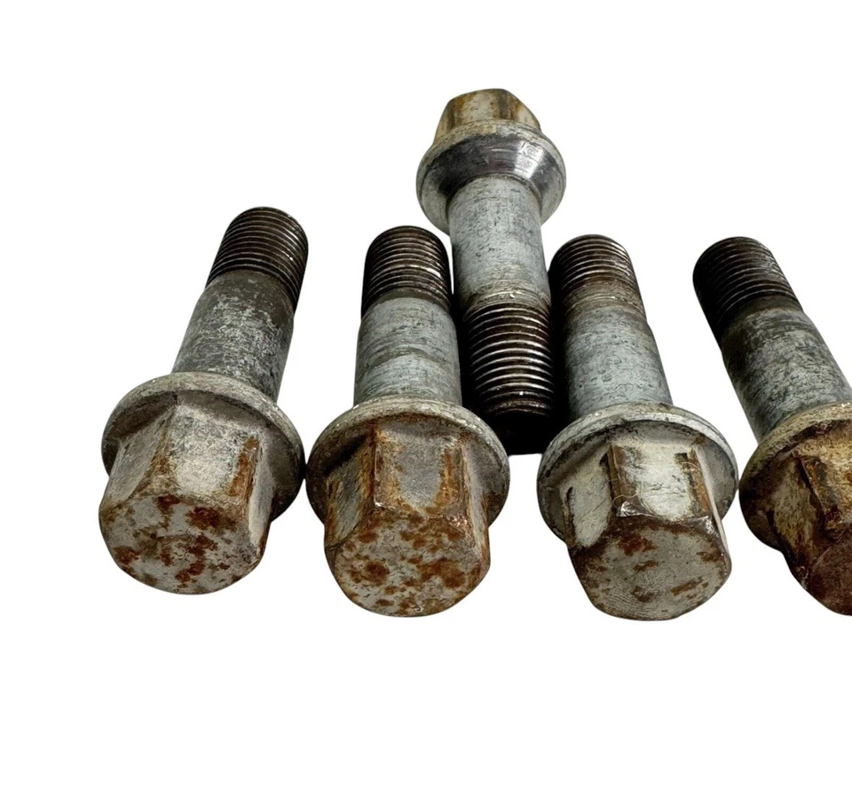 Juego de 5 pernos de tuerca de rueda Mercedes E350 2006 5 orejetas W215 CL500 CL600 Foto 3 de 4